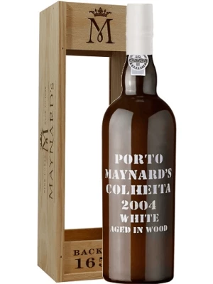 Портвейн Maynard's Colheita White Porto, wooden box 2004 0.75 л