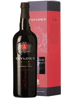 Портвейн Taylor's, First Estate Reserve Port, gift box 0.75 л