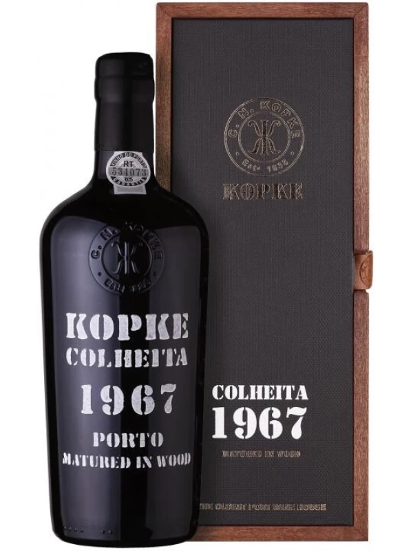 Kopke, Colheita 1967 Porto, wooden box