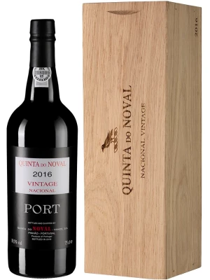 Портвейн Quinta do Noval, Nacional Vintage Port AOC wooden box 2016 0.75 л