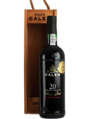 Портвейн Calem 20 Years Old Tawny Porto, wooden box 0.75 л
