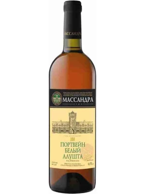 Портвейн Массандра, белый Алушта 0.75 л