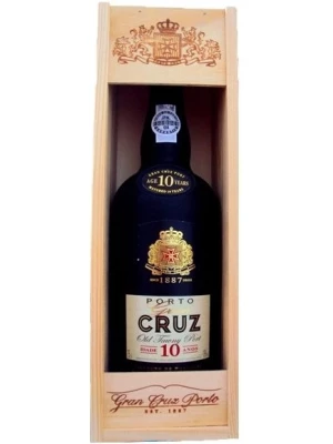 Портвейн Porto Cruz 10 Years, gift box 0.75 л