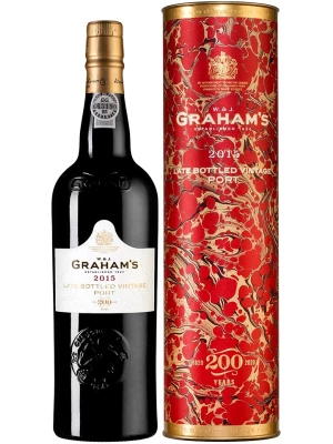 Портвейн Graham's, Late Bottled Vintage (LBV), gift tube 2015 0.75 л