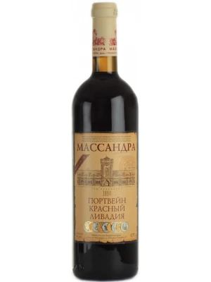 Портвейн Массандра, красный Ливадия 0.75 л