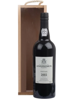 Портвейн Andresen, Vintage Port wooden box 2002 0.75 л