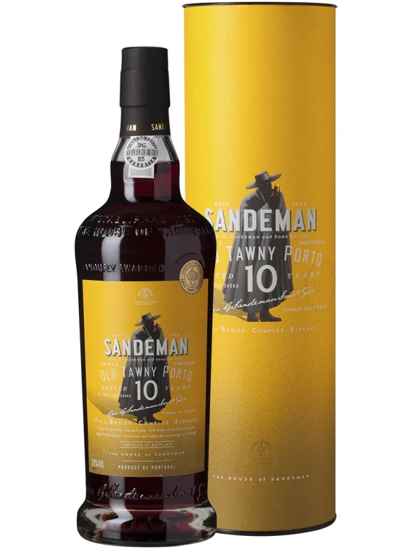 Sandeman, Tawny Porto 10 Years Old, Douro DOP, in tube