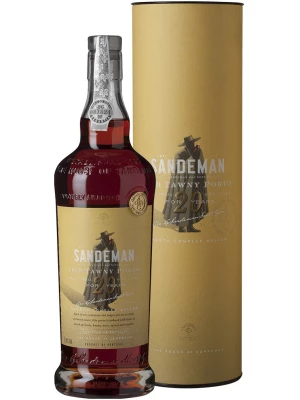 Портвейн Sandeman, Tawny Porto 20 Years Old, Douro DOP, in tube 0.5 л