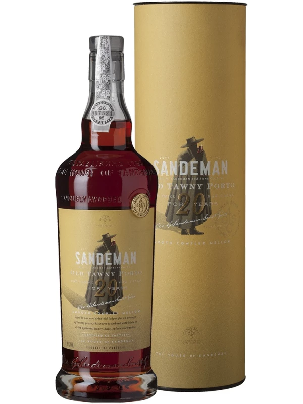 Sandeman, Tawny Porto 20 Years Old, Douro DOP, in tube