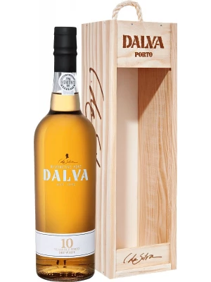 Портвейн Dalva 10 Years Old Dry White, gift box 0.75 л