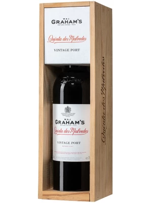 Портвейн Graham's, Quinta dos Malvedos Vintage Port wooden box 2010 0.75 л