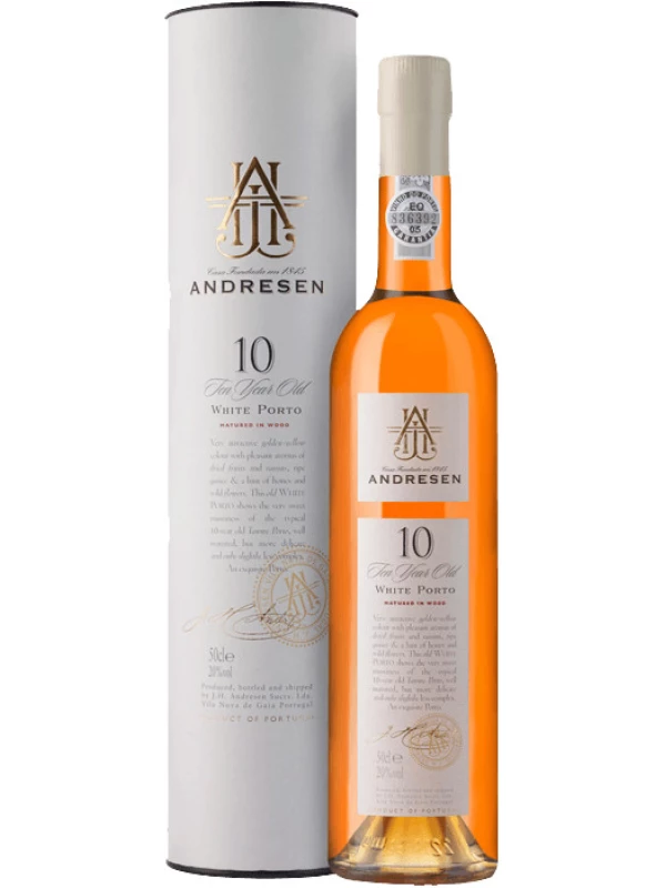 Andresen, White Port 10 Year Old, in tube
