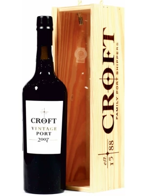 Портвейн Croft, Vintage Port wooden box 2007 0.75 л