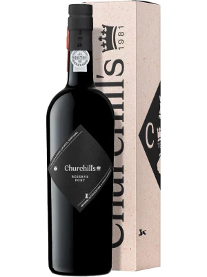Портвейн Churchill's, Reserve Port, white gift box 0.75 л