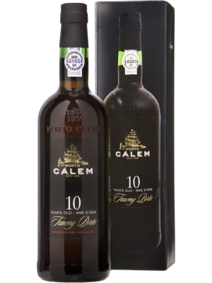 Портвейн Calem 10 Years Old Tawny Porto, gift box 0.75 л