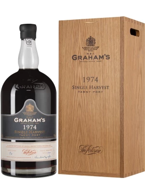 Портвейн Graham's, Single Harvest Tawny Port, wooden box 1974 4.5 л