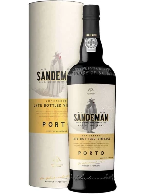Портвейн Sandeman, Porto Late Bottled Vintage (LBV), Douro DOP, in tube 2016 0.75 л