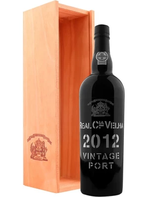 Портвейн Real Companhia Velha, Vintage Port, wooden box 2012 0.75 л