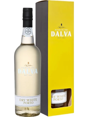 Портвейн Dalva Dry White Porto, gift box 0.75 л