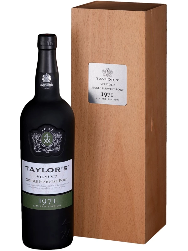 Taylor's, Very Old Single Harvest Port, wooden box