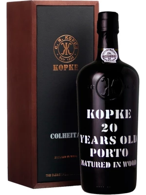 Портвейн Kopke, 20 Years Old Porto, gift box 0.75 л