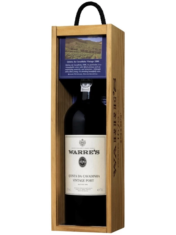 Warre's, Quinta da Cavadinha Vintage Port, wooden box
