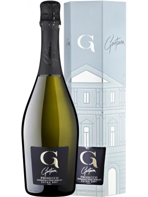 Просекко Gaetano Prosecco DOC Extra Dry, gift box 0.75 л