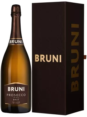 Просекко Bruni Prosecco DOC Brut, gift box 1.5 л