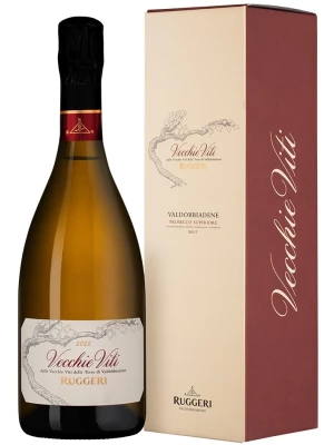 Просекко Ruggeri, Vecchie Viti Valdobbiadene Prosecco Superiore DOCG, gift box 2022 0.75 л