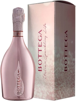 Просекко Bottega, Pink Gold Prosecco DOC Brut, gift box 0.75 л