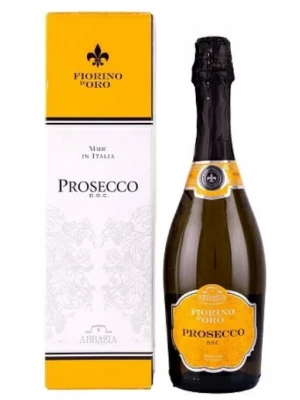 Просекко Abbazia Prosecco Spumante DOC, gift box 0.75 л