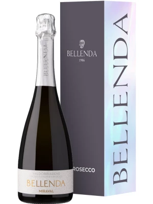 Просекко Bellenda, Miraval, Conegliano Valdobbiadene DOCG Prosecco Superiore, gift box 2022 0.75 л