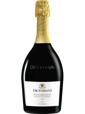 Просекко De Stefani, Valdobbiadene Prosecco Superiore DOCG Brut Millisimato 2021 0.75 л