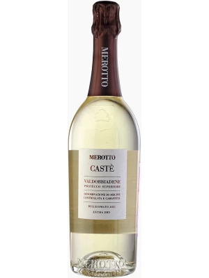 Просекко Merotto, Caste Valdobbiadene Prosecco Superiore DOCG Extra Dry 2021 0.75 л