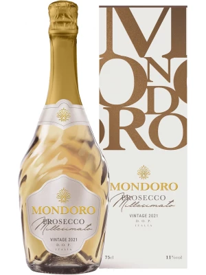 Просекко Mondoro Prosecco DOC Millesimato, gift box 2021 0.75 л