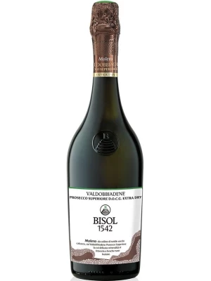 Просекко Bisol, Molera Valdobbiadene Prosecco Superiore DOCG Extra Dry 2018 0.75 л