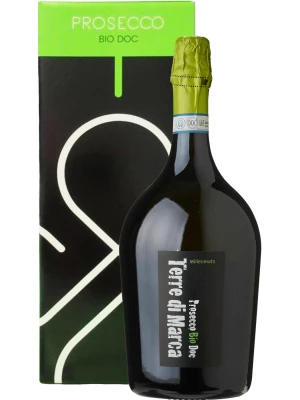 Просекко Terre di Marca Millesimato Extra Dry Prosecco Bio, Treviso DOC, gift box 2021 1.5 л
