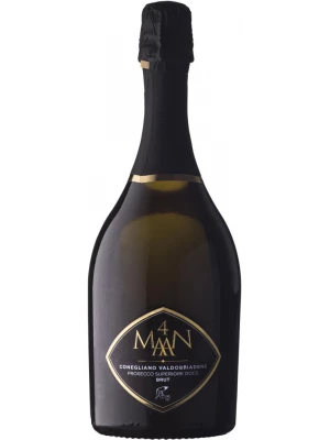Просекко Le Manzane, 4 Maan Conegliano Valdobbiadene DOCG Prosecco Superiore Brut 0.75 л
