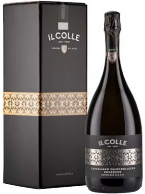 Просекко Il Colle Conegliano Valdobbiadene Prosecco Superiore DOCG Brut, gift box 1.5 л