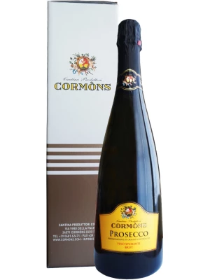 Просекко Cantina Produttori Cormons, Prosecco Brut DOC, gift box 0.75 л
