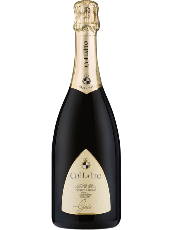 Collalto, Gaio Conegliano Valdobbiadene Prosecco Superiore DOCG Extra Dry Millesimato