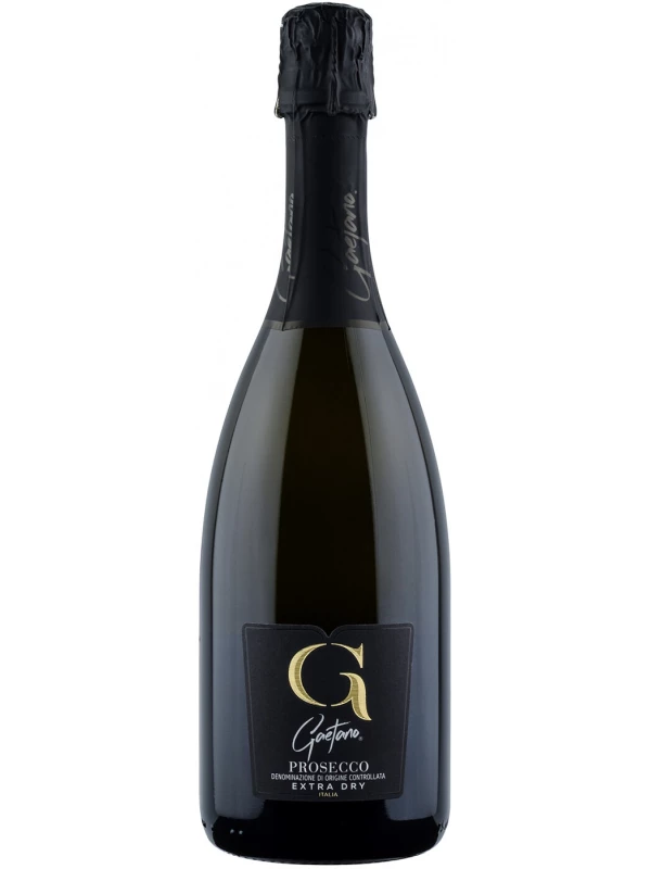 Gaetano Prosecco DOC Extra Dry, gift set with 2 glasses