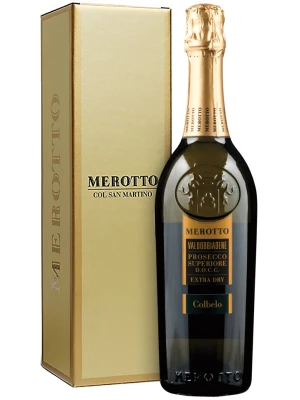 Просекко Merotto, Colbelo, Valdobbiadene Prosecco Superiore DOCG, gift box 0.75 л