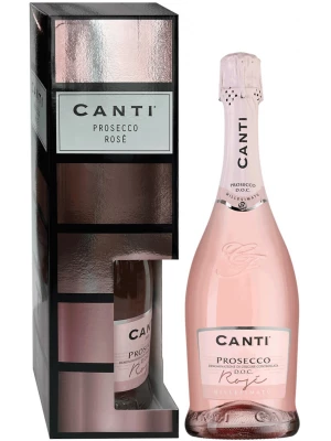 Просекко Canti, Millesimato Prosecco DOC Rose, gift box 2020 0.75 л