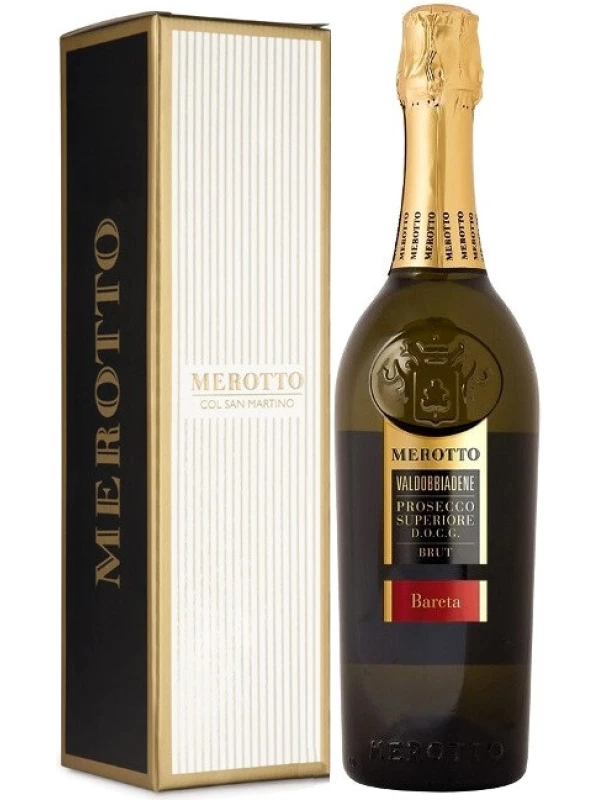 Merotto, Bareta, Valdobbiadene Prosecco Superiore DOCG, gift box