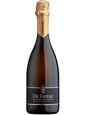 Просекко De Faveri, Valdobbiadene Prosecco Superiore DOCG Extra Dry 0.75 л