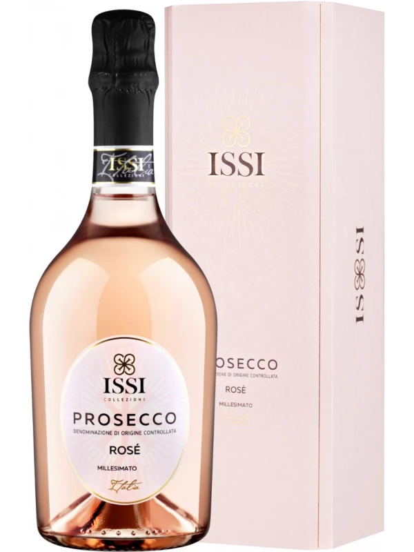 ISSI Prosecco DOC Rose Millesimato Extra Dry, gift box