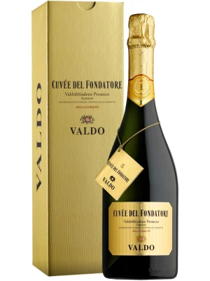 Просекко Valdo, Cuvee del Fondatore, Prosecco di Valdobbiadene DOCG, gift box 0.75 л