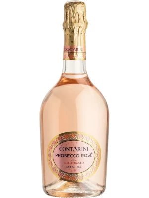 Просекко Contarini, Prosecco DOC Rose Millesimato Extra Dry 2021 0.75 л