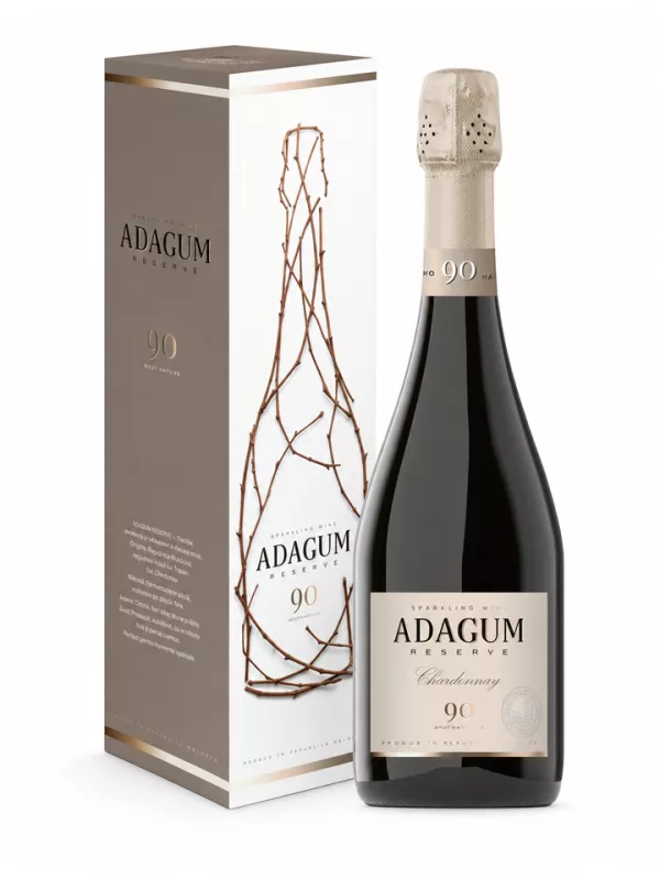 Адагум Резерв Шардоне, в подарочной коробке